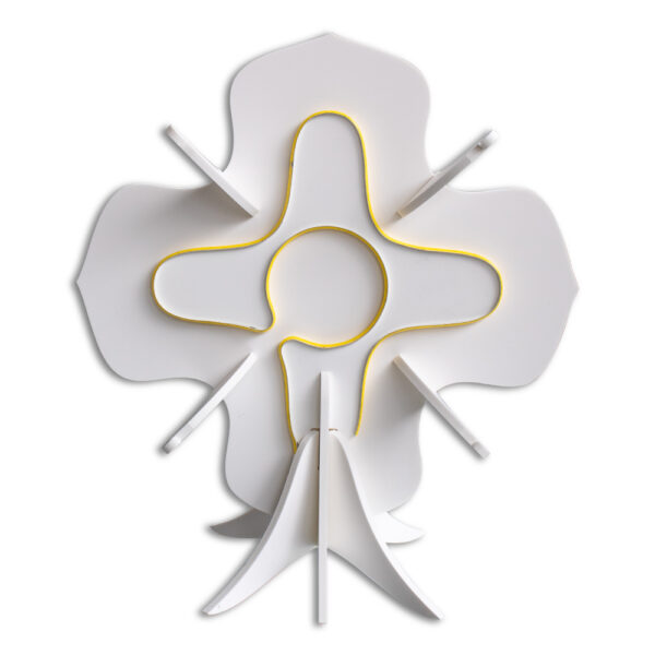 Albero dei Maestri 32x35x15.5 cm Plexiglass da retroilluminazione con luci led - immagine 3