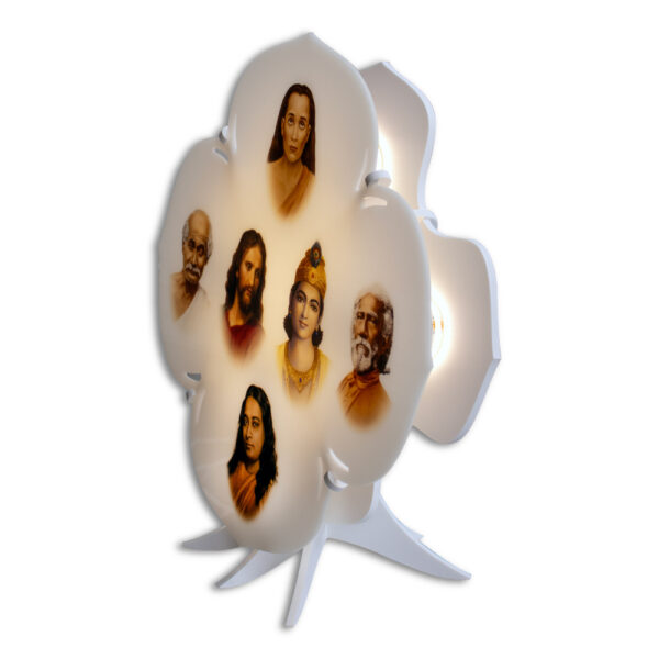 Albero dei Maestri 32x35x15.5 cm Plexiglass da retroilluminazione con luci led - immagine 4