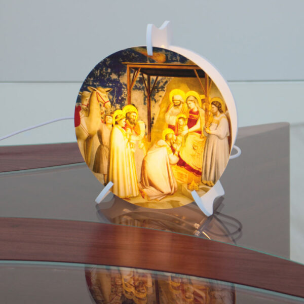 LAMPADA PRESEPE RE MAGI RETROILLUMINATO