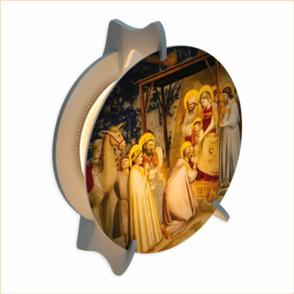 "Magi" lamp 18x22x11 cm Plexiglass from back lighting with led lights - Image 4